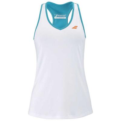 Babolat Play Tank Top Girl White Cannel Bay 2021