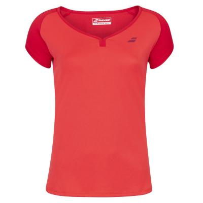 Babolat Play Cap Sleeve Top Women Tomato Red 2021